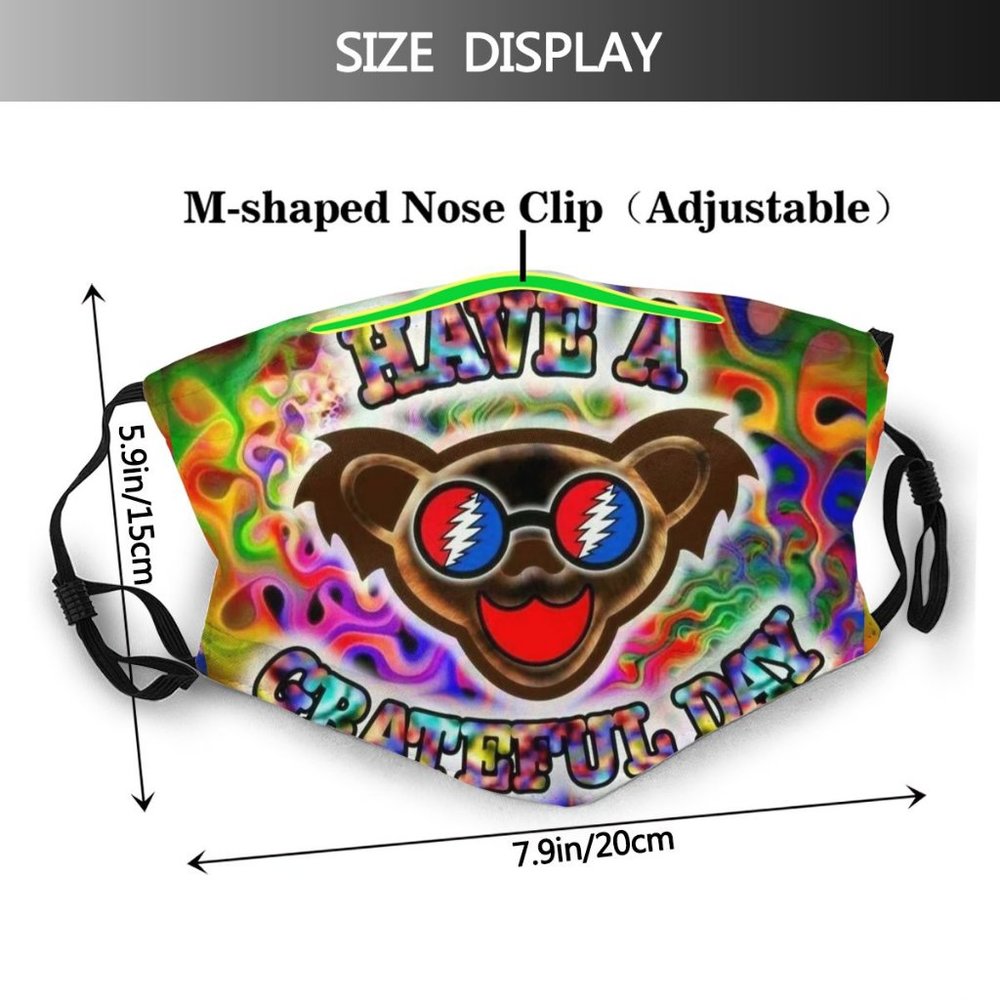 Grateful dead Face Cover Headband Balaclavas - Picture 2 of 7